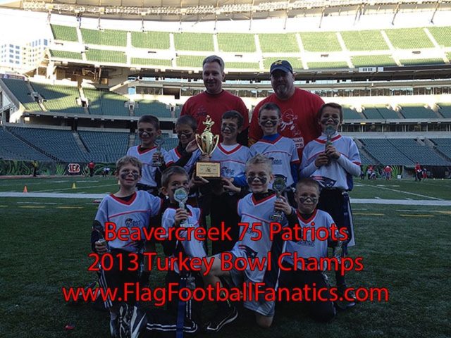 Beavercreek 75 Patriots - Junior EE - Winners - Turkey Bowl 2013