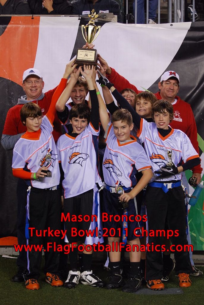 Mason Broncos - SR NN-Green Winners - Turkey Bowl 2011