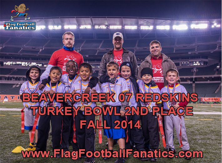 Beavercreek 07 Redskins- Mini LL - Runner Up - Turkey Bowl 2014
