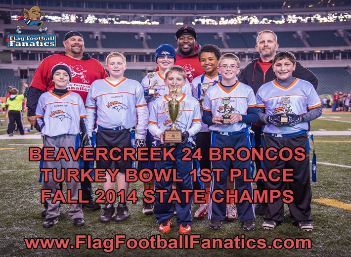 Beavercreek 24 Broncos - Varsity UU Winners - Turkey Bowl 2014