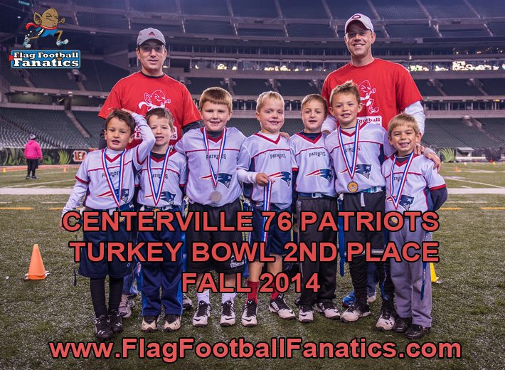 Centerville 76 Patriots  - Mini NN -Runner Up - Turkey Bowl 2014