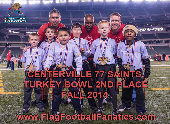 Centerville 77 Saints - Mini OO Runner up -Turkey Bowl 2014
