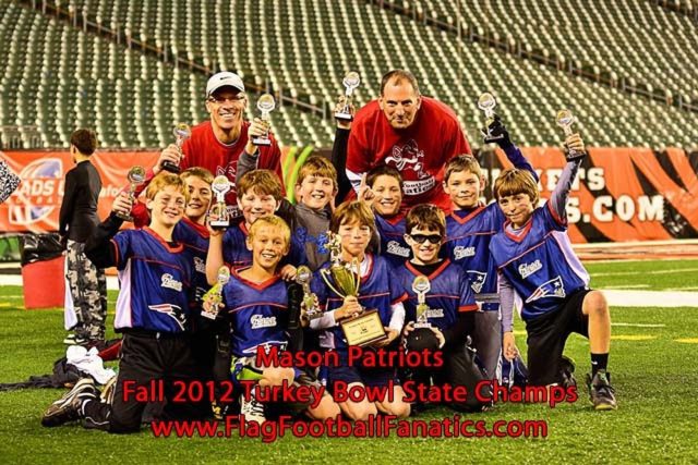 Mason Patriots - SR QQ - Winners -Turkey Bowl 2012