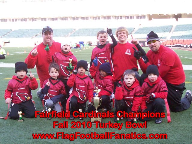 Fairfield Cardinals - Micro Black Bracket Winners -Turkey Bowl 2010