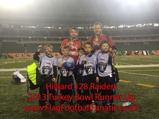 Hilliard 128 Raiders - Junior JJ - Runner Up - Turkey Bowl 2013