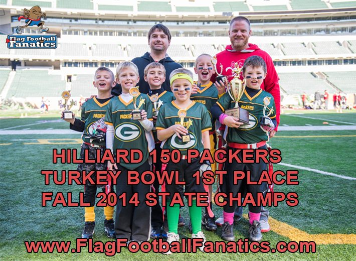 Hillliard 150 Packers - Junior AA Winners - Turkey Bowl 2014