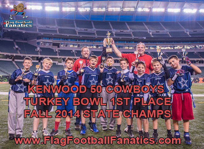 Kenwood 50 Cowboys - Senior KK Winners - Turkey Bowl 2014