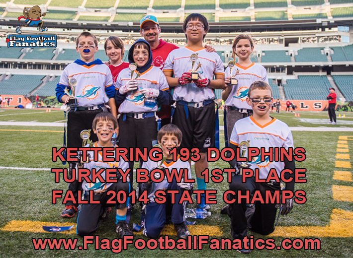 Kettering 193 Dolphins - Senior GG Winners -Turkey Bowl 2014