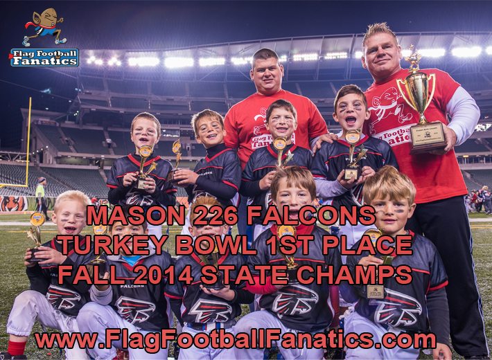 Mason 226 Falcons - Mini MM - Winners - Turkey Bowl 2014