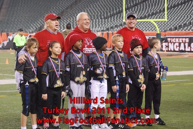 Hilliard Saints - JR EE-Teal Runner Up - Turkey Bowl 2011