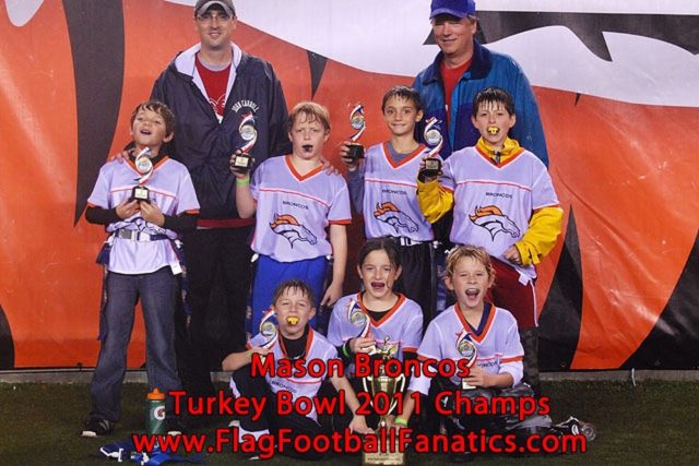 Mason Broncos - JR FF-Turquoise Winners - Turkey Bowl 2011
