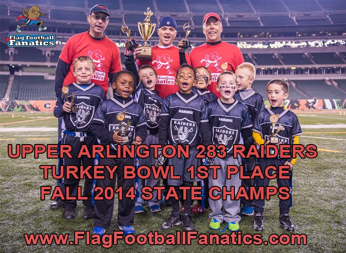 Upper Arlington 283 Raiders - Mini NN -Winners - Turkey Bowl 2014
