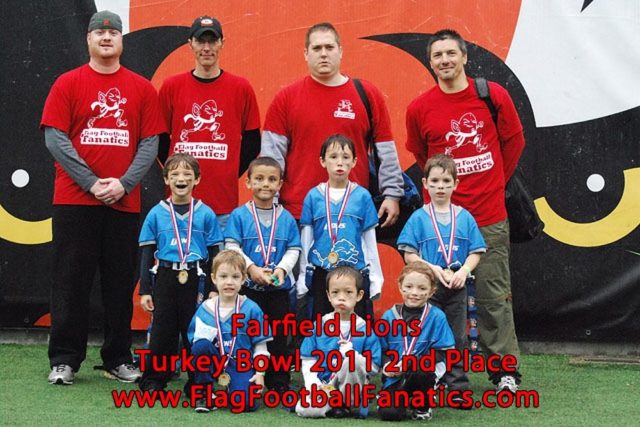Fairfield Lions - Micro CC-Gray Runner Up - Turkey Bowl 2011
