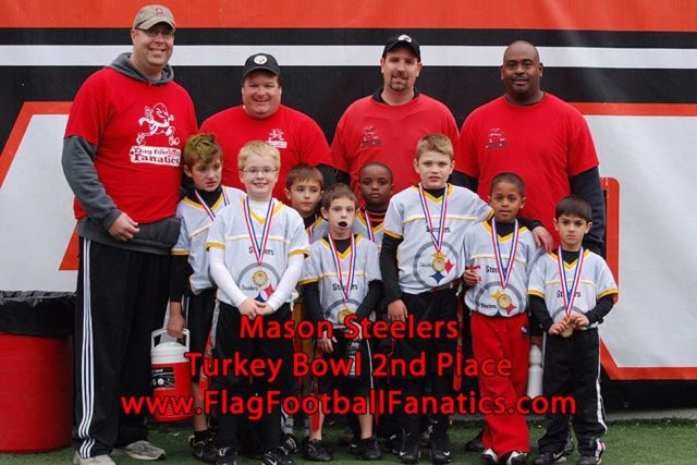 Mason Steelers - Mini II-Pink Winners - Turkey Bowl 2011
