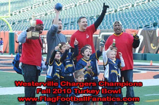 Westerville Chargers - Mini Blue Bracket Winners - Turkey Bowl 2010