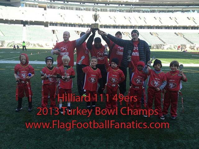 Hilliard 111 49ers- Mini AA - Winners - Turkey Bowl 2013