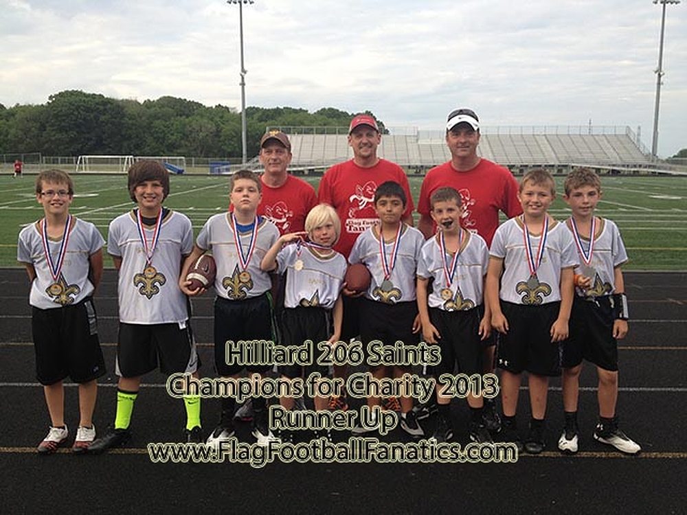 Hilliard 206 Saints- Senior Division 2 Runner Up- Champions for Charity 2013