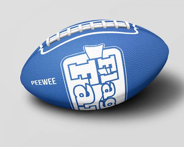 Blue Peewee Football 1 - Play Fanatics