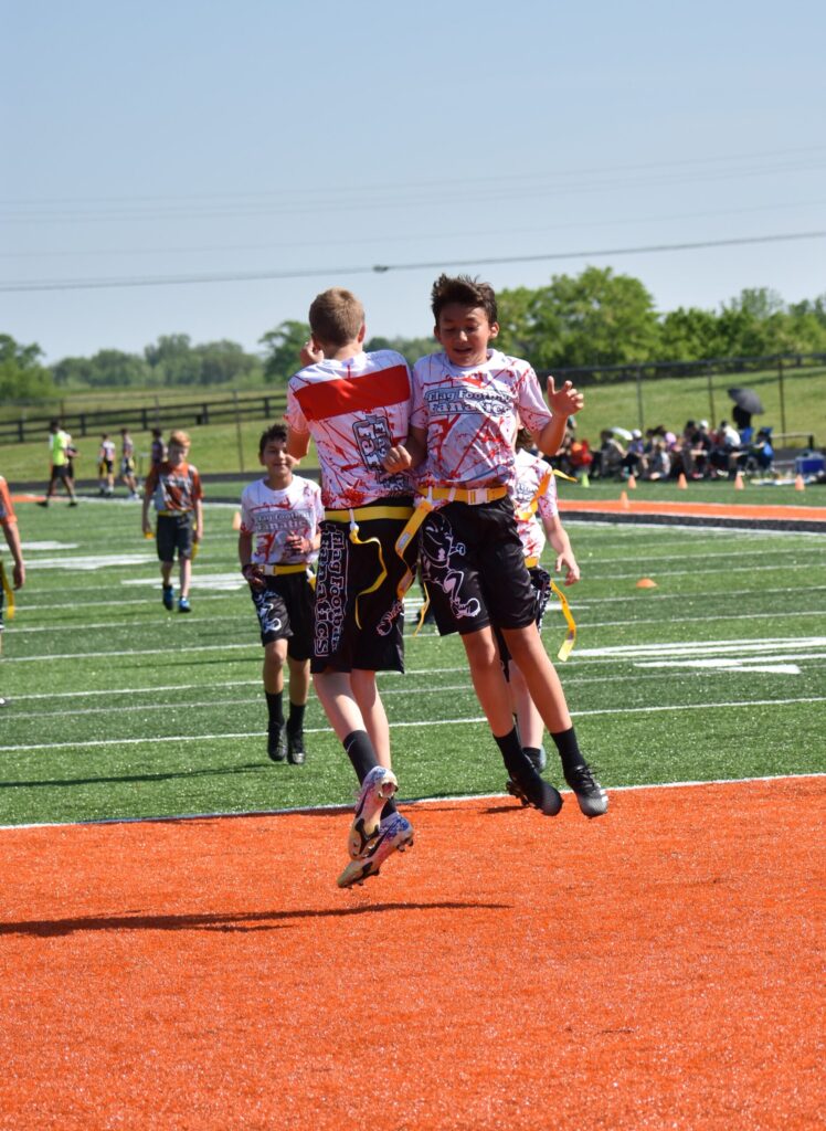 Gallery  Jets Players Get On the Field with Local Sixth Graders at Play 60 Flag  Football Event