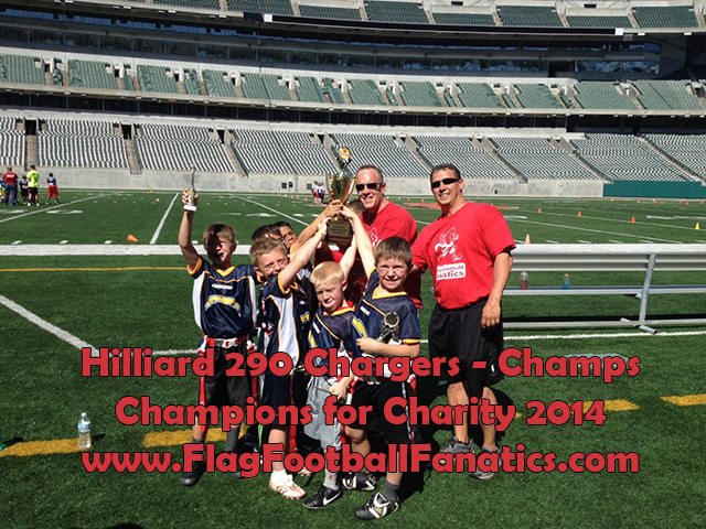 Hilliard 290 Chargers- Junior FF - Winners- Champions for Charity 2014