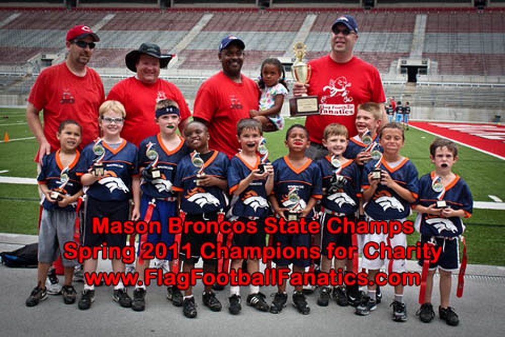 Mini LL Winners - Mason Broncos - Champions for Charity Spring 2011