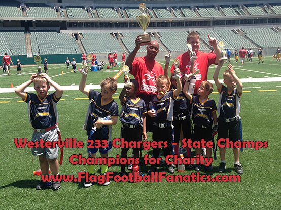 Westerville 233 Chargers- Mini BB -Winners- Champions for Charity 2014