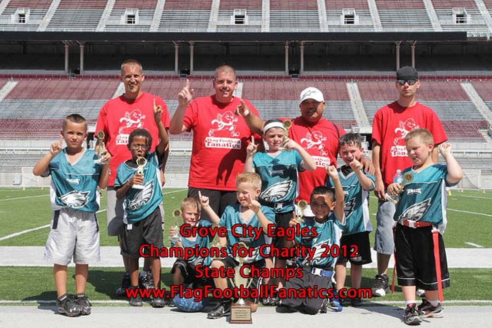 Grove City Eagles- Mini MM-Teal Winners- Champions for Charity 2012